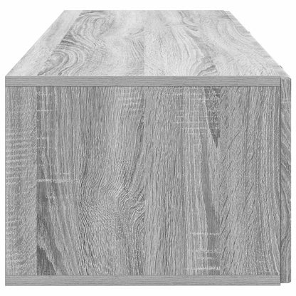 vidaXL Wall-Mounted TV Cabinet Grey Sonoma 98 x 41 x 30 cm