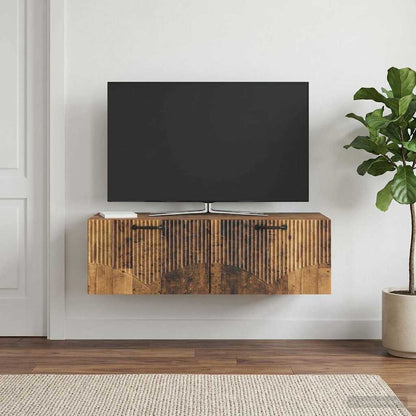vidaXL Wall-Mounted TV Cabinet Old Wood 98 x 41 x 30 cm