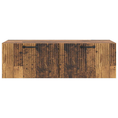 vidaXL Wall-Mounted TV Cabinet Old Wood 98 x 41 x 30 cm