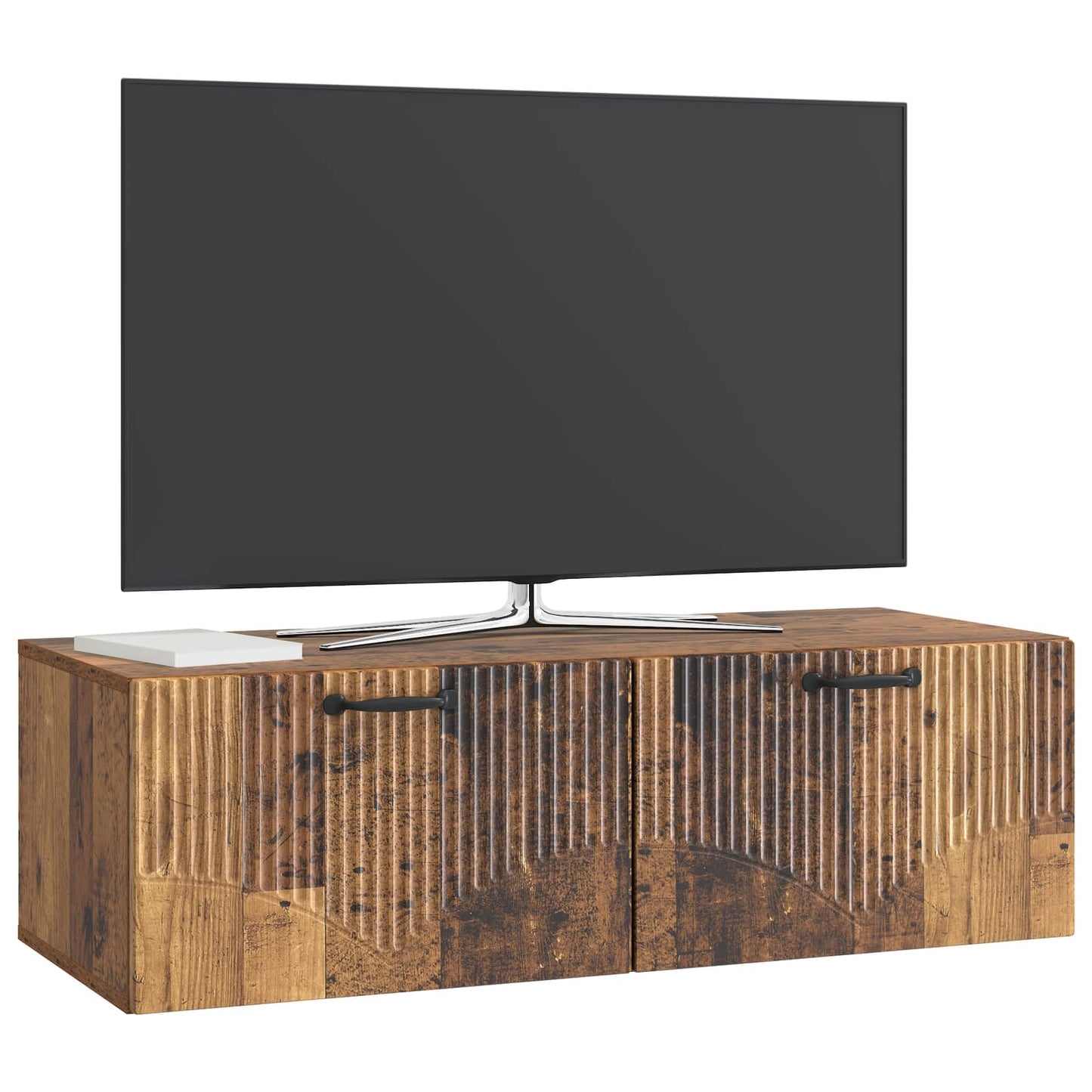 vidaXL Wall-Mounted TV Cabinet Old Wood 98 x 41 x 30 cm