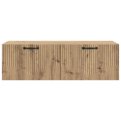 vidaXL Wall-Mounted TV Cabinet 98 x 41 x 30 cm Artisan Oak