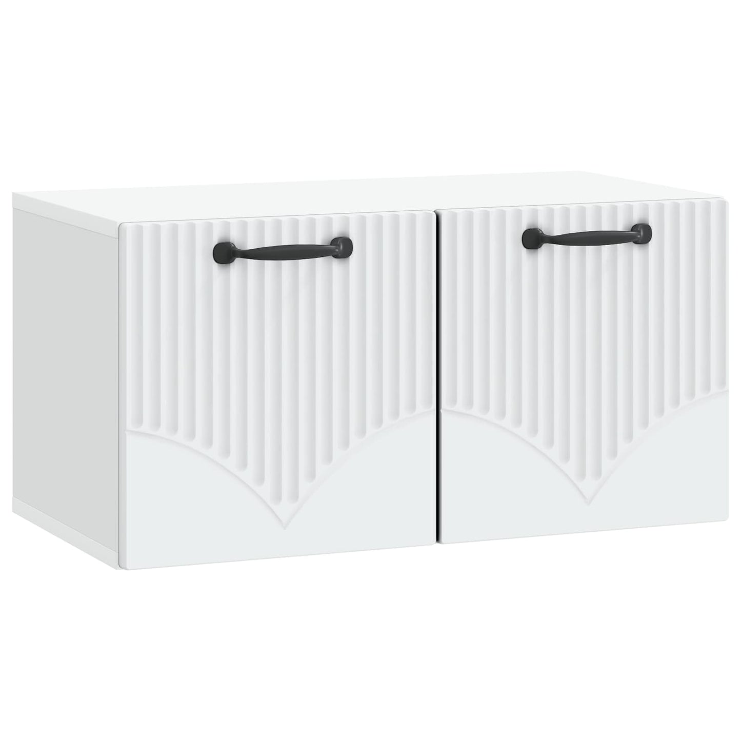 vidaXL Wall-Mounted TV Cabinet White 59.5 x 31 x 30 cm Engineered Wood