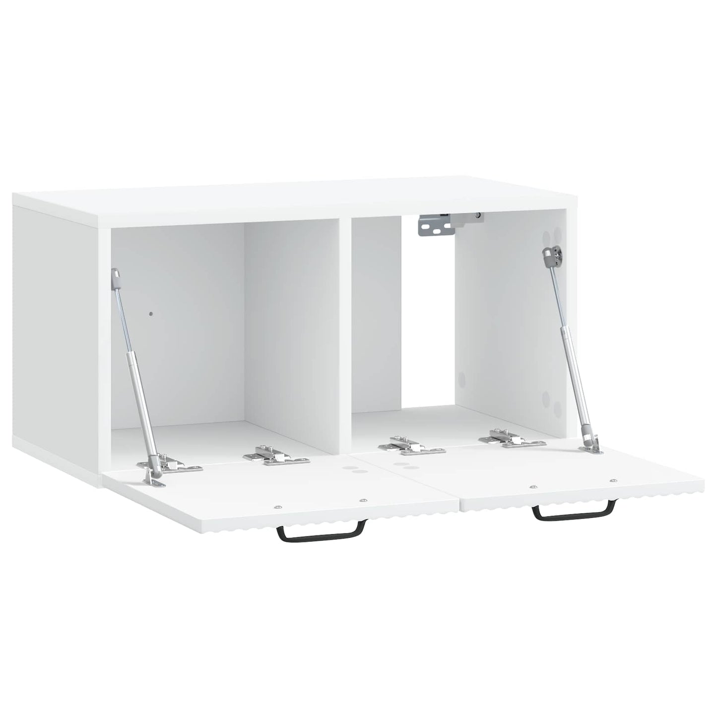 vidaXL Wall-Mounted TV Cabinet White 59.5 x 31 x 30 cm Engineered Wood
