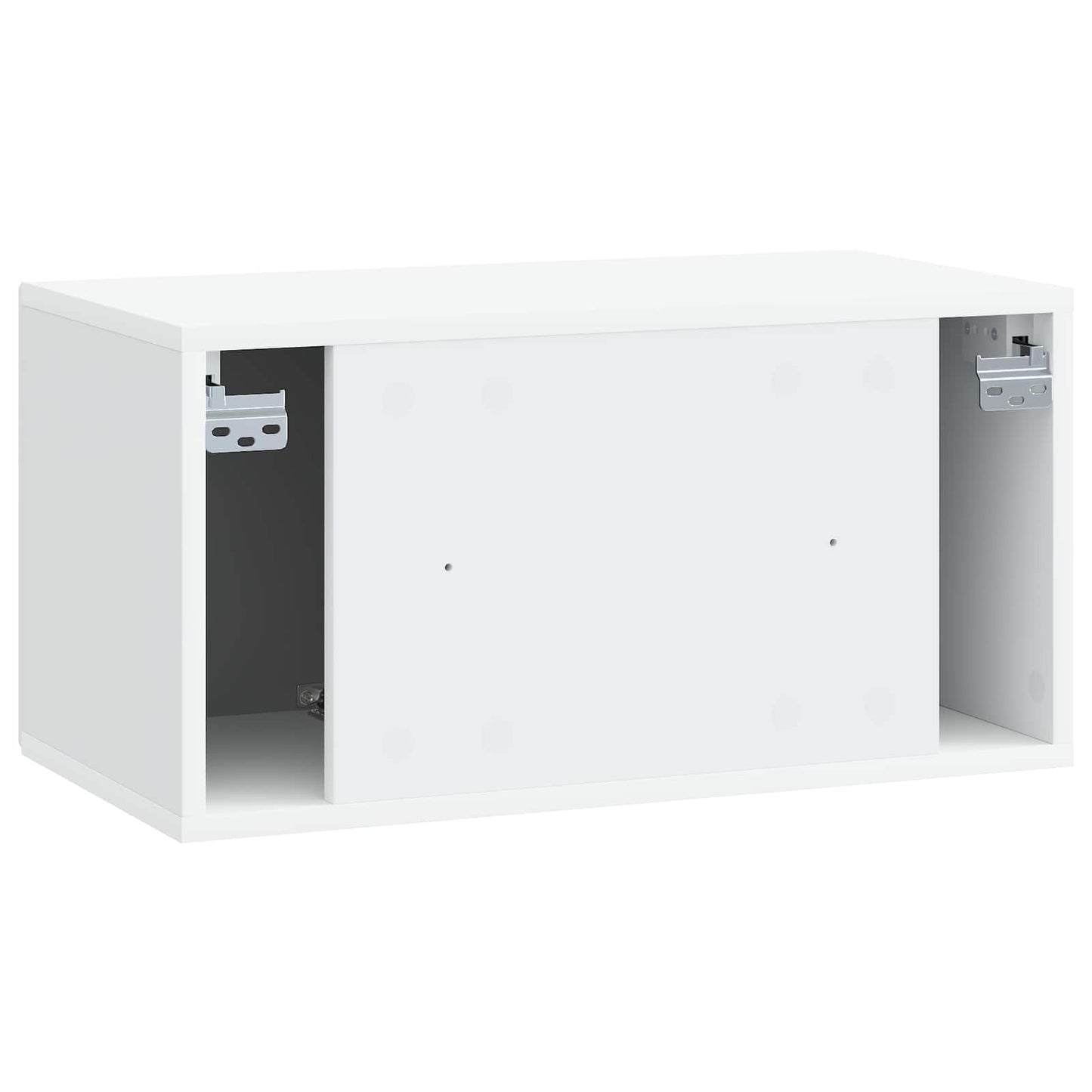 vidaXL Wall-Mounted TV Cabinet White 59.5 x 31 x 30 cm Engineered Wood