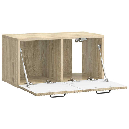 vidaXL Wall-Mounted TV Cabinet Sonoma Oak 59.5 x 31 x 30 cm