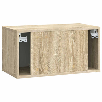 vidaXL Wall-Mounted TV Cabinet Sonoma Oak 59.5 x 31 x 30 cm