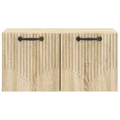 vidaXL Wall-Mounted TV Cabinet Sonoma Oak 59.5 x 31 x 30 cm