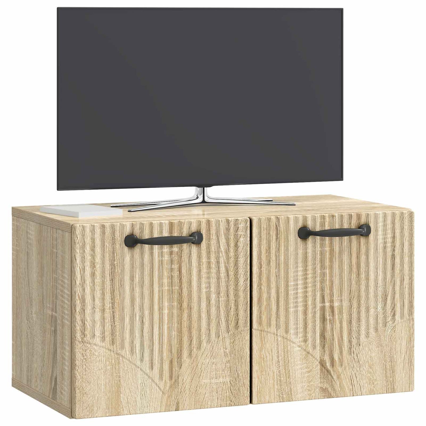 vidaXL Wall-Mounted TV Cabinet Sonoma Oak 59.5 x 31 x 30 cm