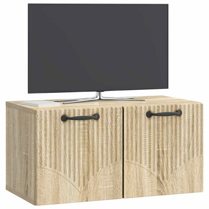 vidaXL Wall-Mounted TV Cabinet Sonoma Oak 59.5 x 31 x 30 cm