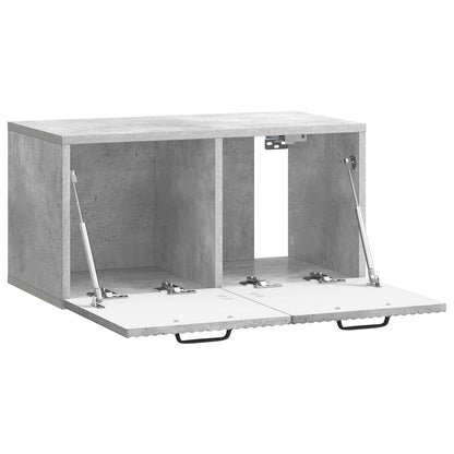 vidaXL Wall-Mounted TV Cabinet Concrete Grey 59.5 x 31 x 30 cm