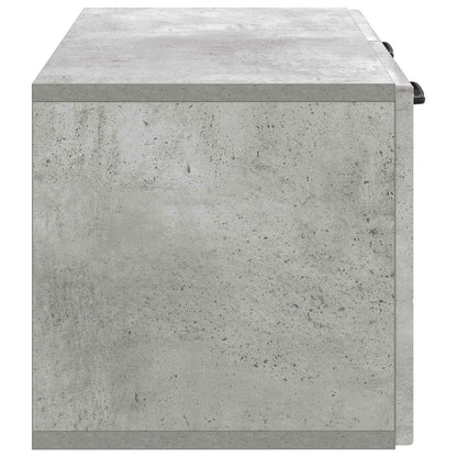 vidaXL Wall-Mounted TV Cabinet Concrete Grey 59.5 x 31 x 30 cm