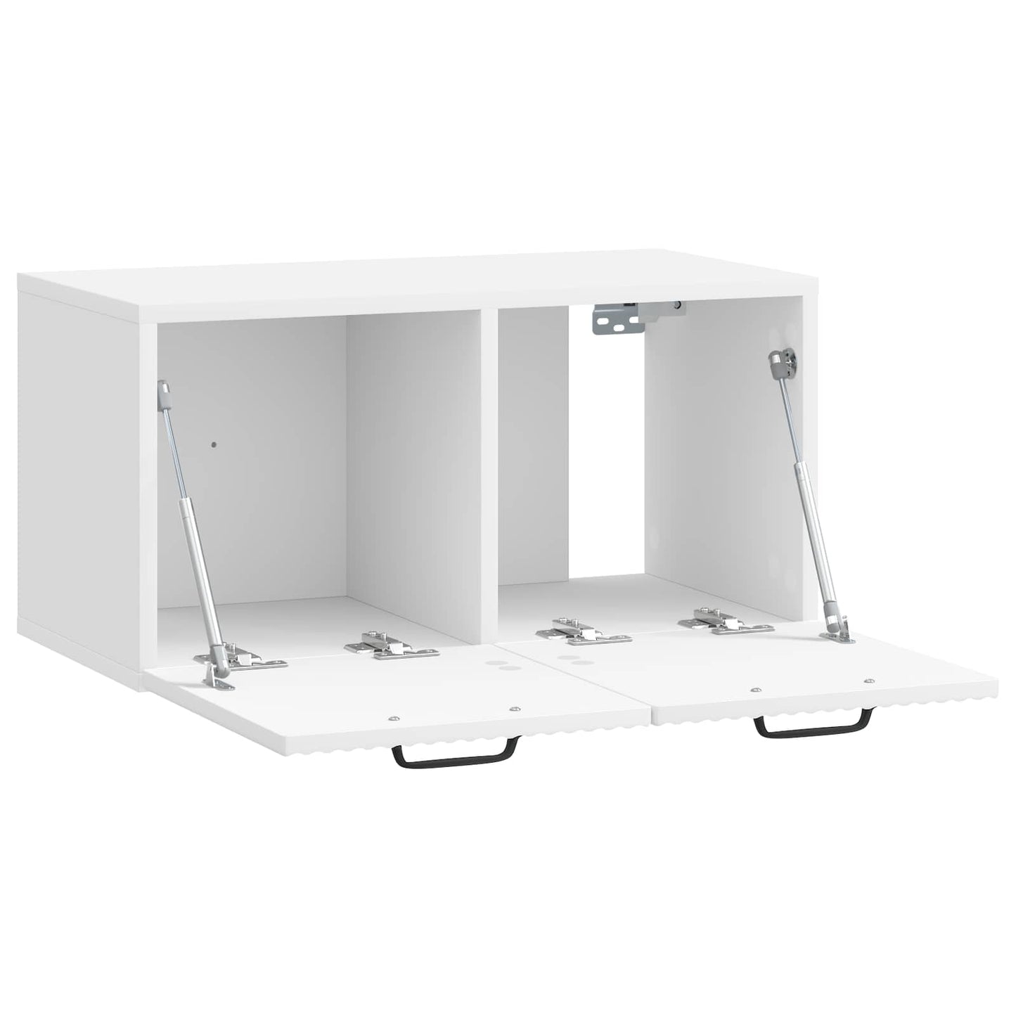 vidaXL Wall-Mounted TV Cabinet High Gloss White 59.5 x 31 x 30 cm