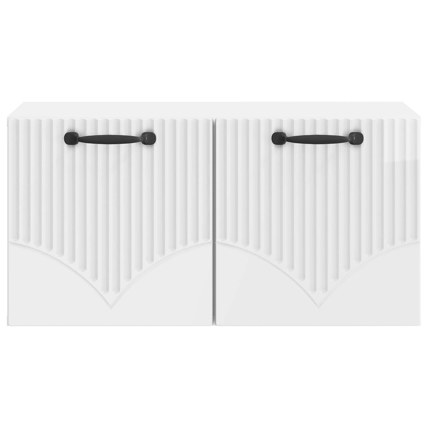 vidaXL Wall-Mounted TV Cabinet High Gloss White 59.5 x 31 x 30 cm