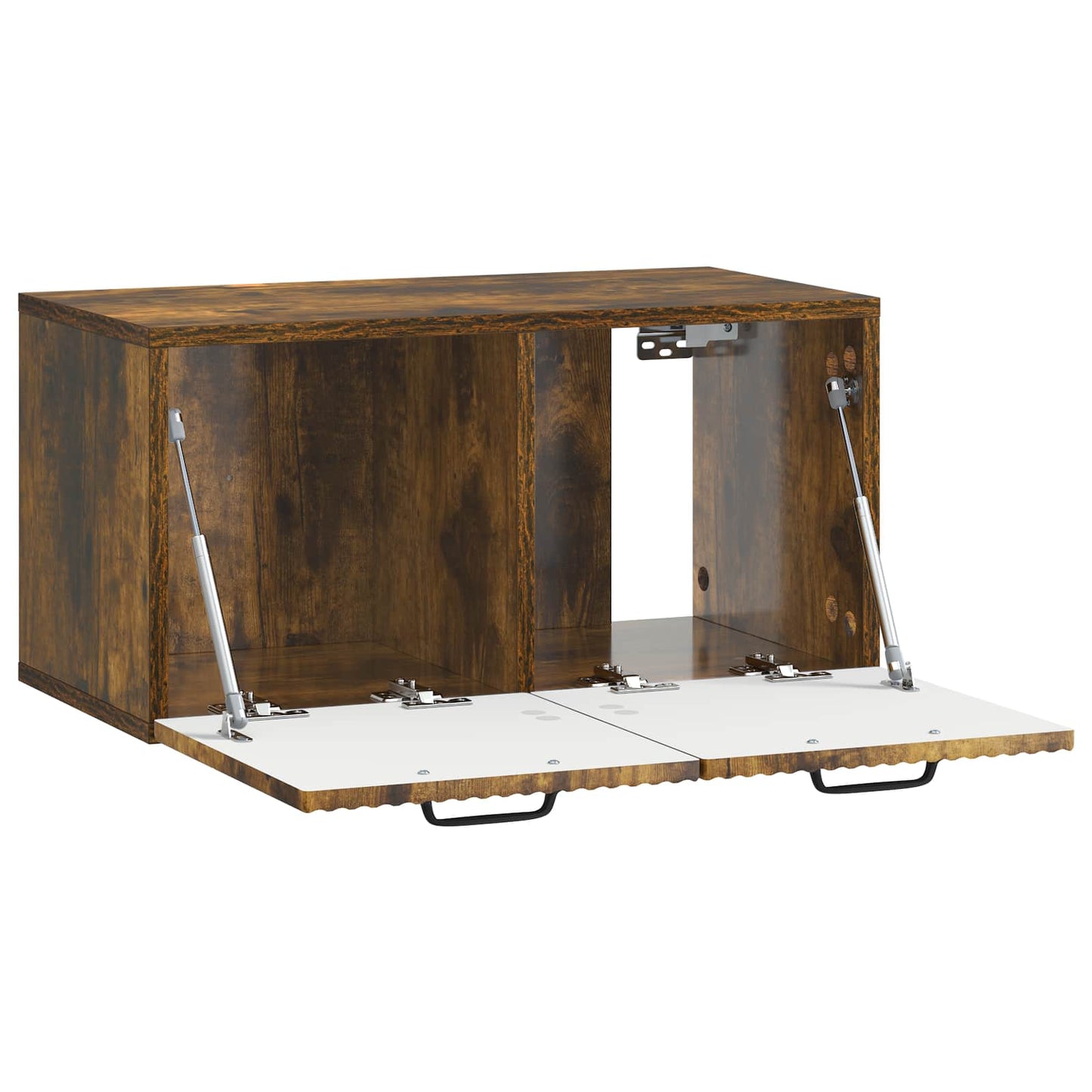 vidaXL Wall-Mounted TV Cabinet Smoked Oak 59.5 x 31 x 30 cm