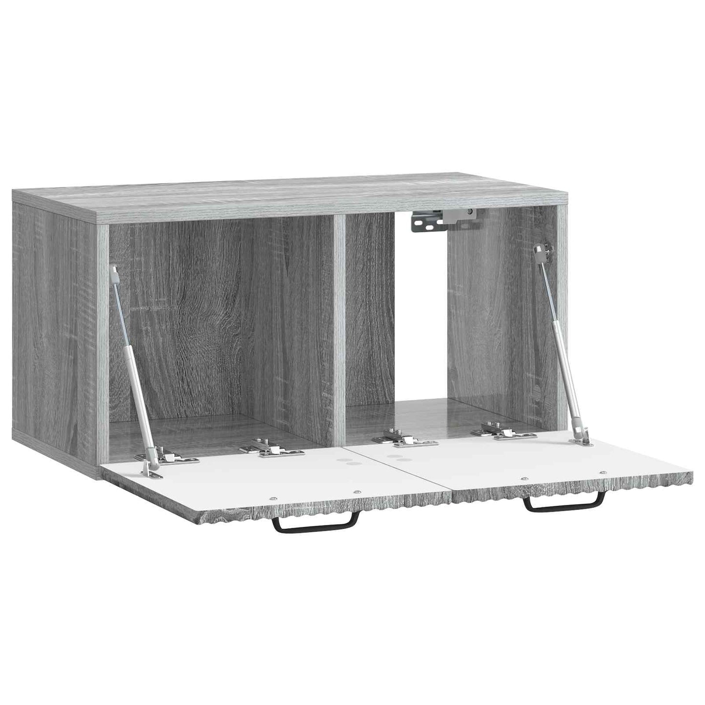 vidaXL Wall-Mounted TV Cabinet Grey Sonoma 59.5 x 31 x 30 cm