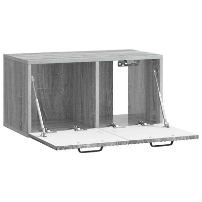 vidaXL Wall-Mounted TV Cabinet Grey Sonoma 59.5 x 31 x 30 cm