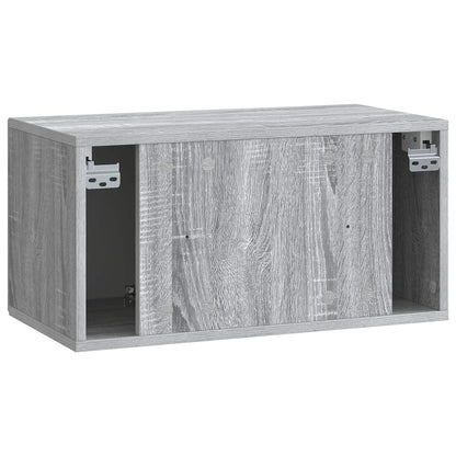 vidaXL Wall-Mounted TV Cabinet Grey Sonoma 59.5 x 31 x 30 cm