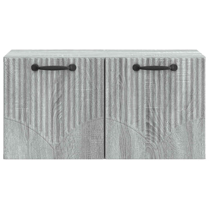 vidaXL Wall-Mounted TV Cabinet Grey Sonoma 59.5 x 31 x 30 cm