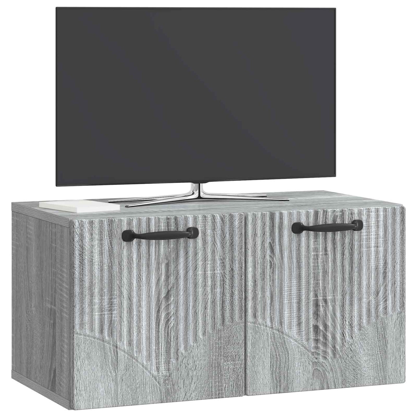vidaXL Wall-Mounted TV Cabinet Grey Sonoma 59.5 x 31 x 30 cm