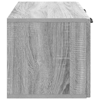 vidaXL Wall-Mounted TV Cabinet Grey Sonoma 59.5 x 31 x 30 cm