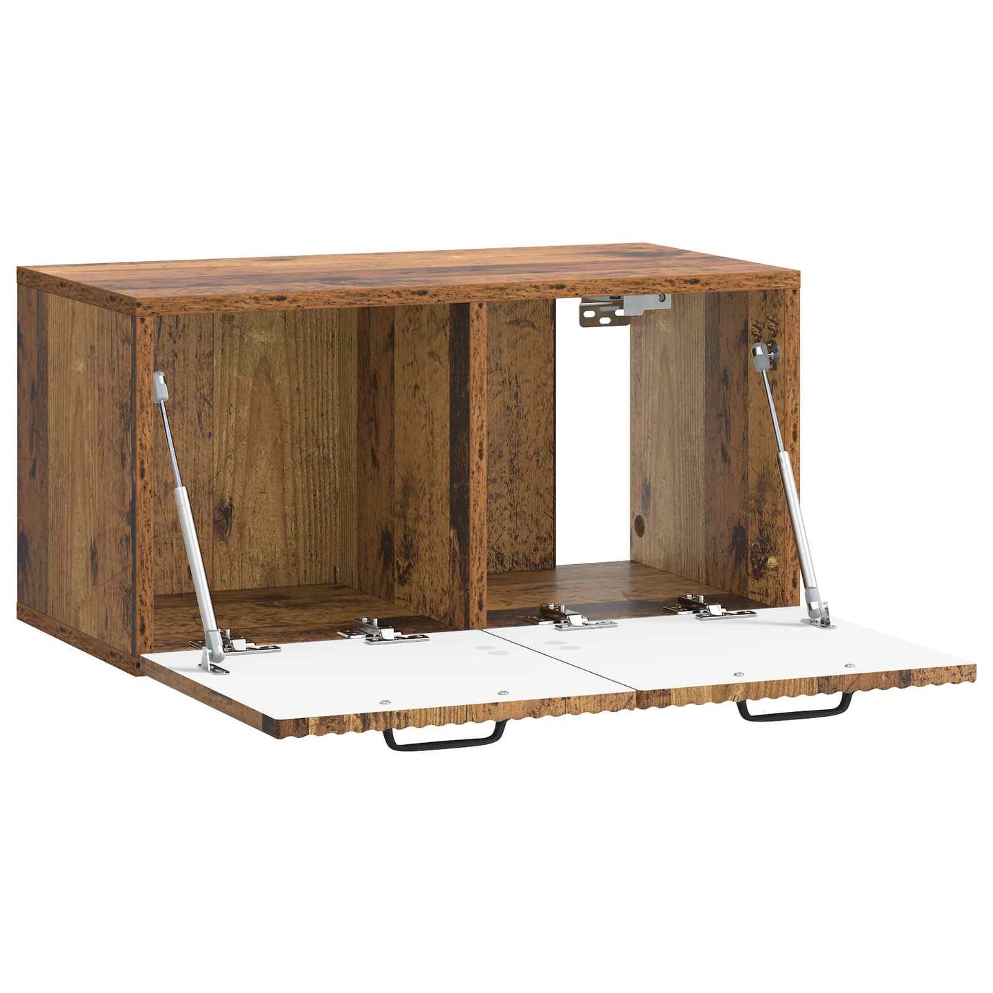 vidaXL Wall-Mounted TV Cabinet Old Wood 59.5 x 31 x 30 cm