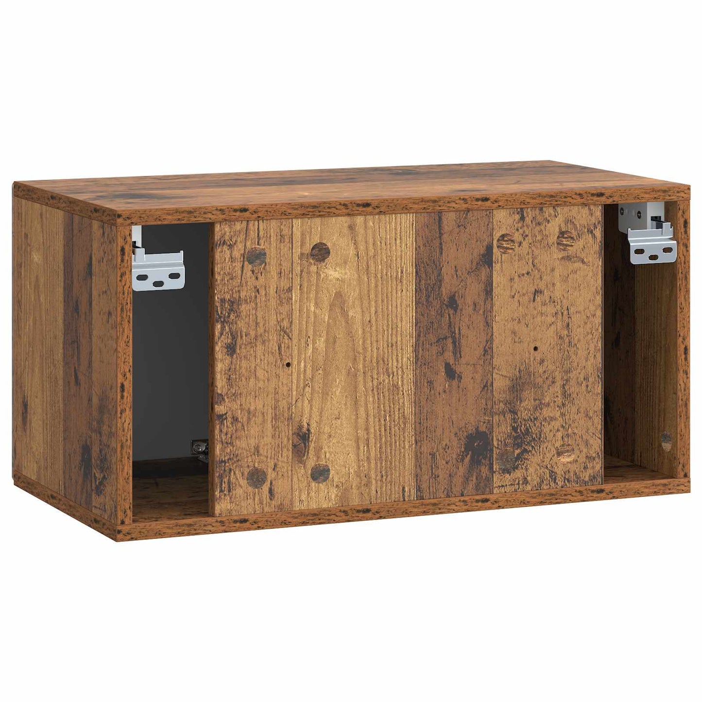 vidaXL Wall-Mounted TV Cabinet Old Wood 59.5 x 31 x 30 cm