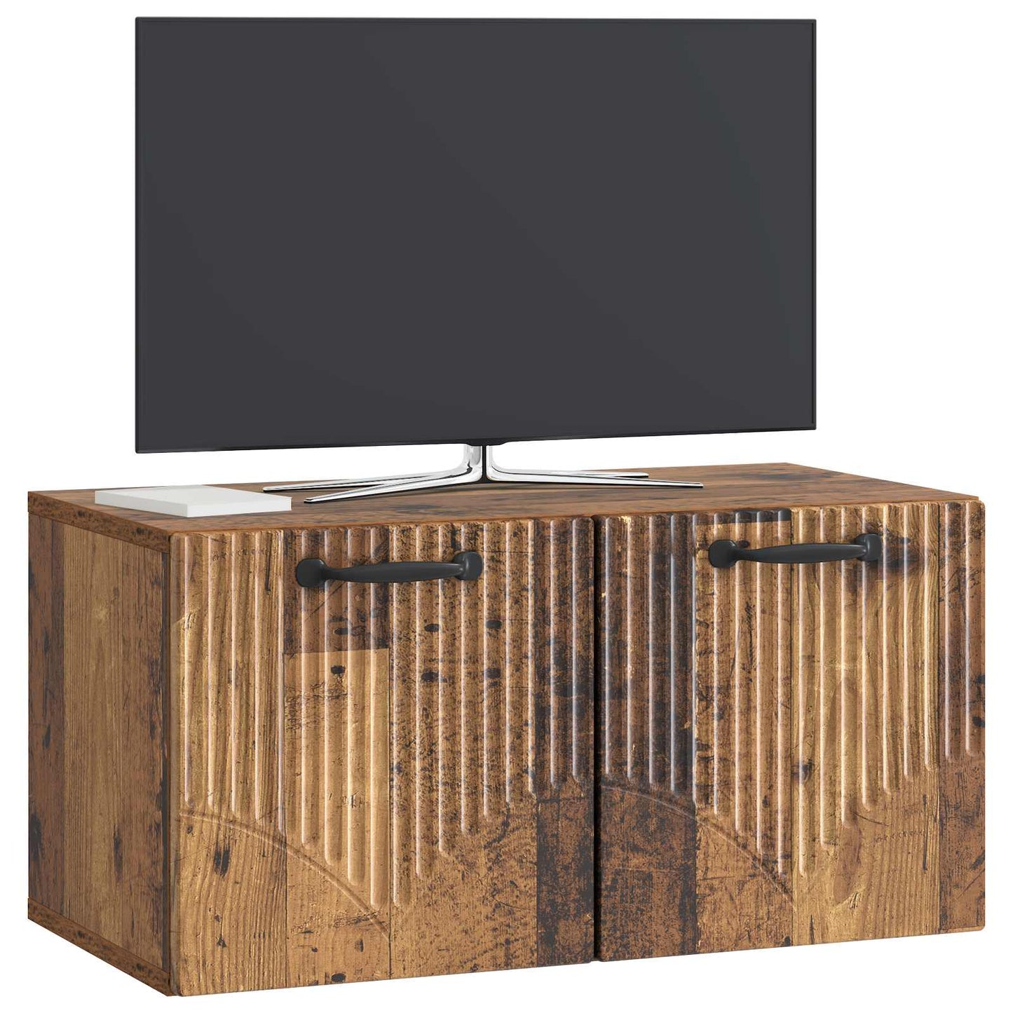 vidaXL Wall-Mounted TV Cabinet Old Wood 59.5 x 31 x 30 cm