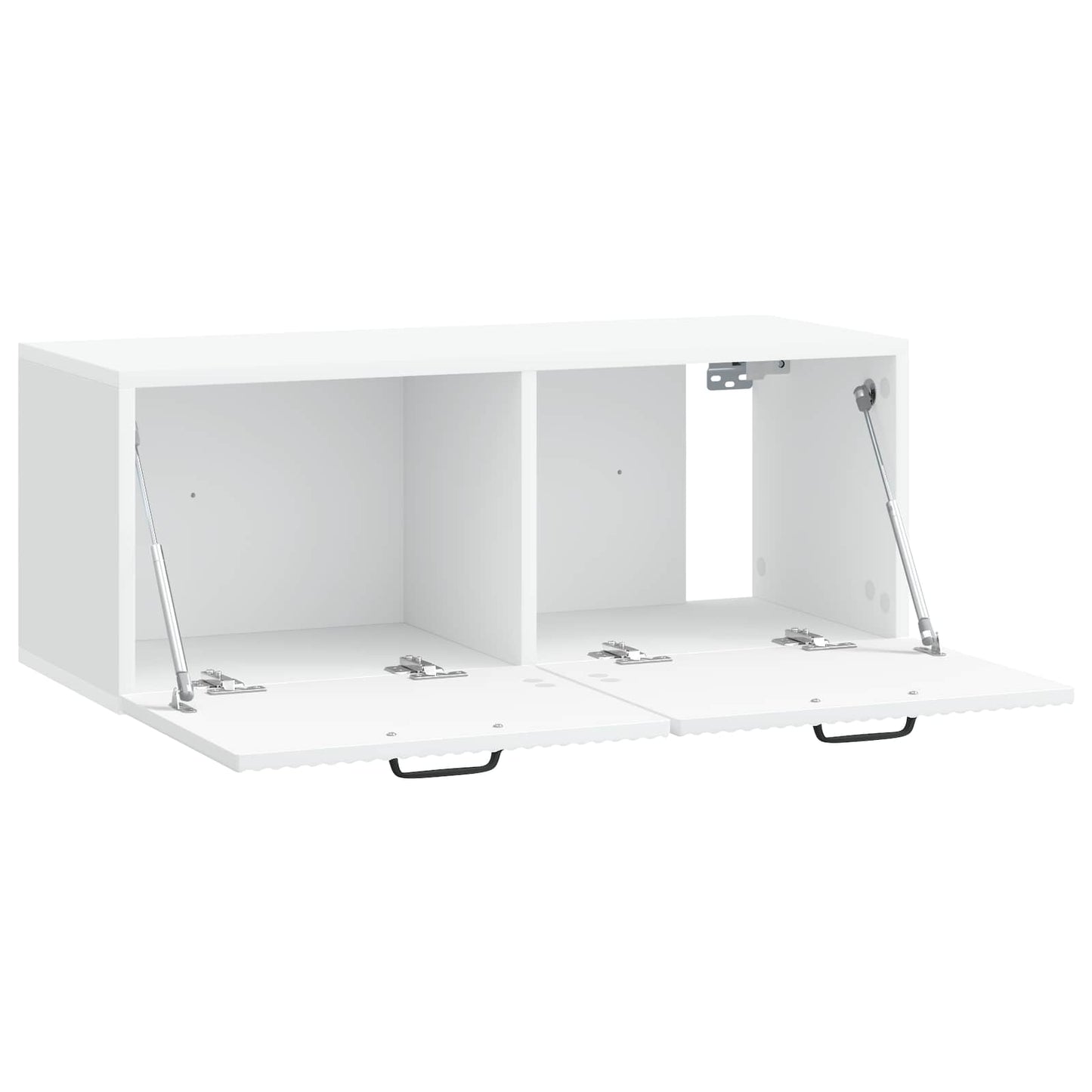 vidaXL Wall-Mounted TV Cabinet White 78.5 x 31 x 30 cm Engineered Wood