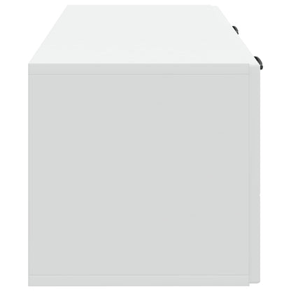 vidaXL Wall-Mounted TV Cabinet White 78.5 x 31 x 30 cm Engineered Wood