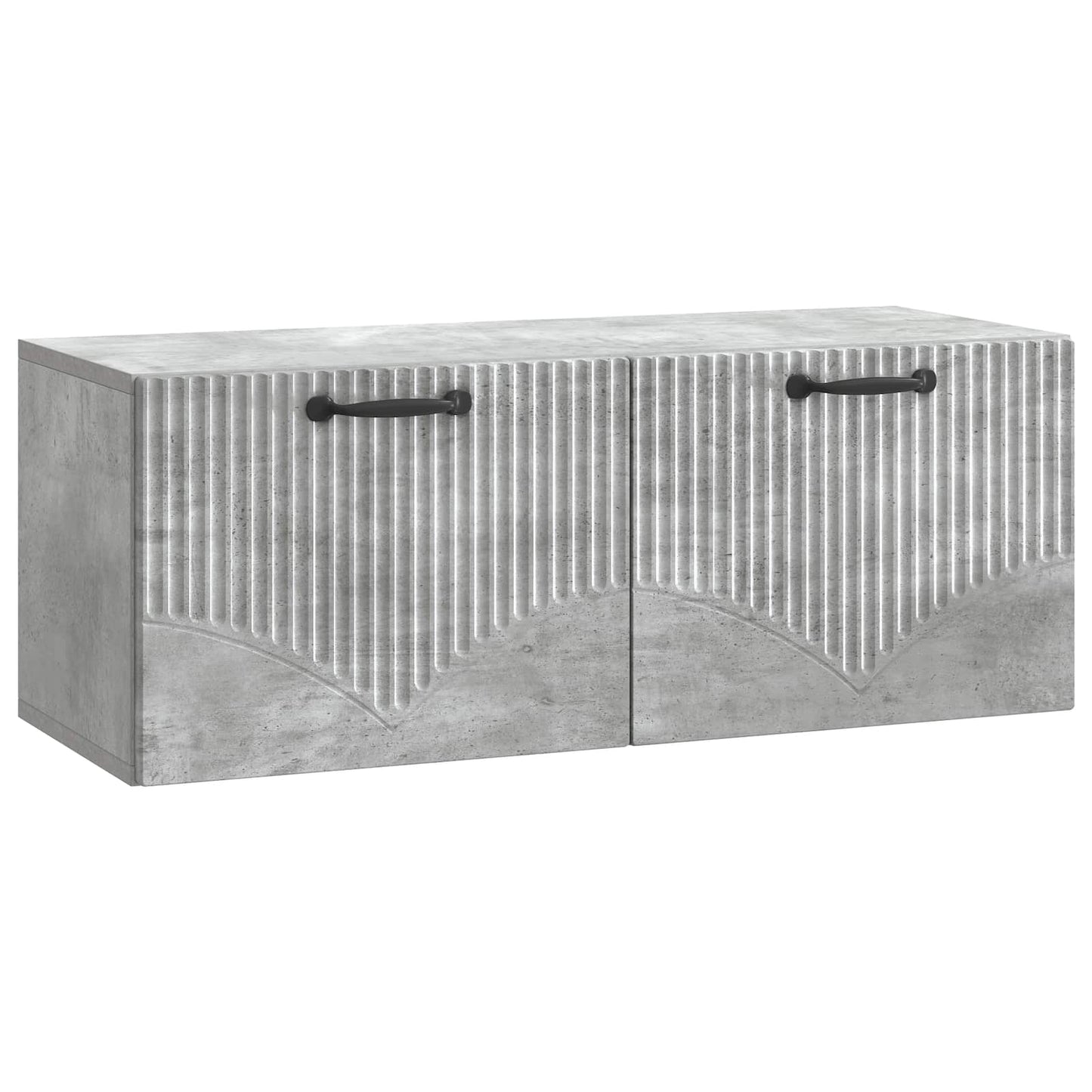 vidaXL Wall-Mounted TV Cabinet Concrete Grey 78.5 x 31 x 30 cm