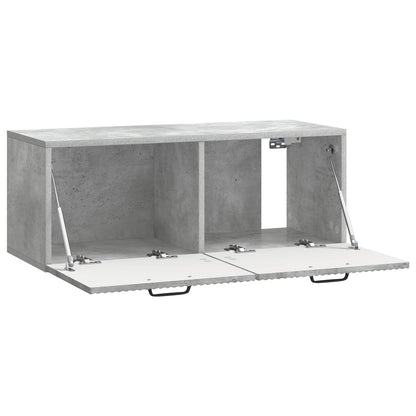 vidaXL Wall-Mounted TV Cabinet Concrete Grey 78.5 x 31 x 30 cm