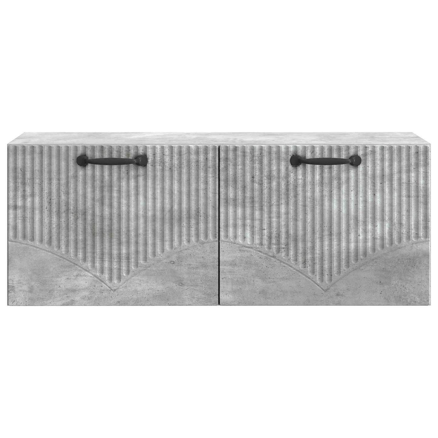 vidaXL Wall-Mounted TV Cabinet Concrete Grey 78.5 x 31 x 30 cm