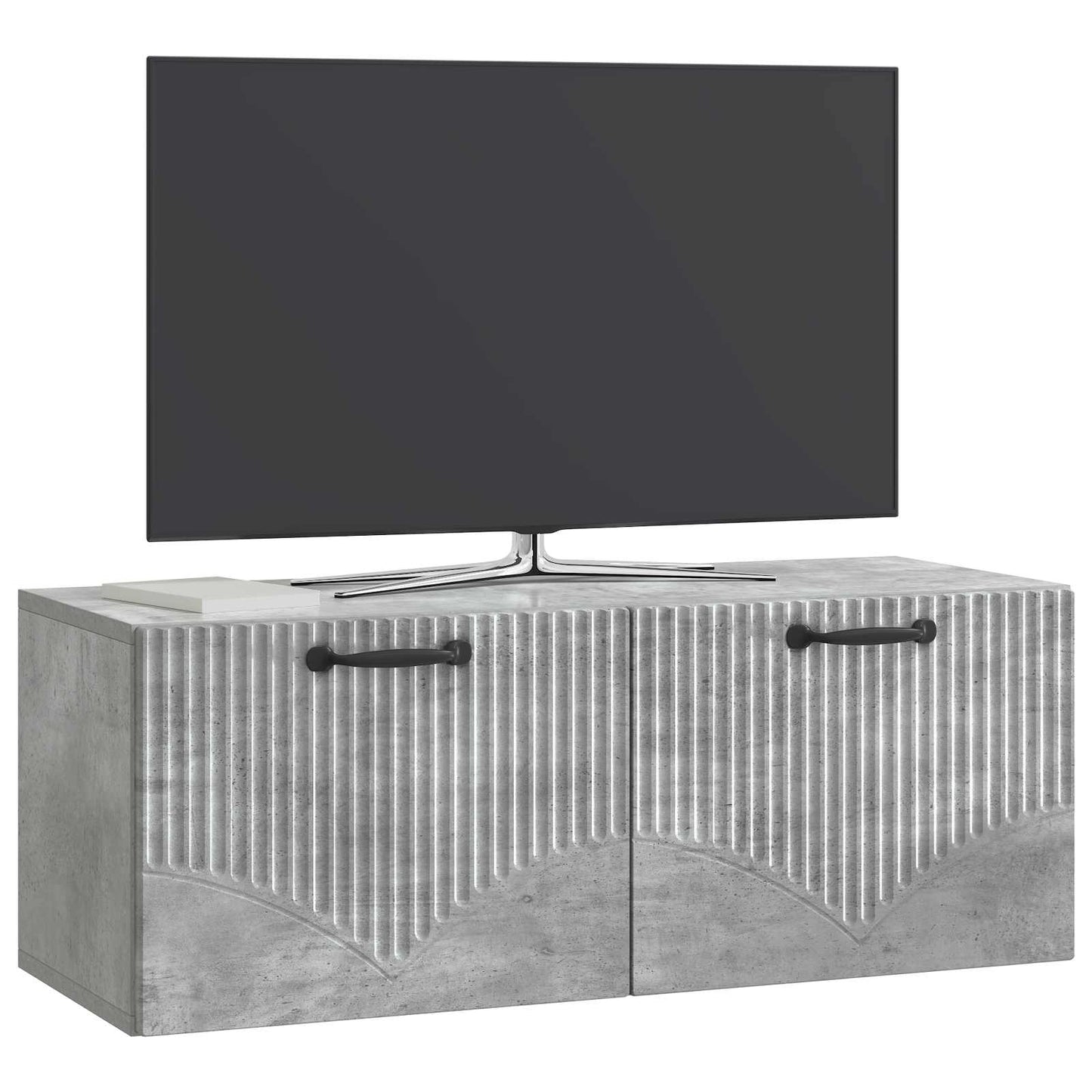 vidaXL Wall-Mounted TV Cabinet Concrete Grey 78.5 x 31 x 30 cm