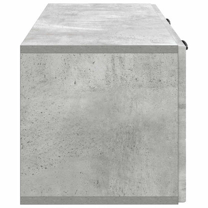vidaXL Wall-Mounted TV Cabinet Concrete Grey 78.5 x 31 x 30 cm