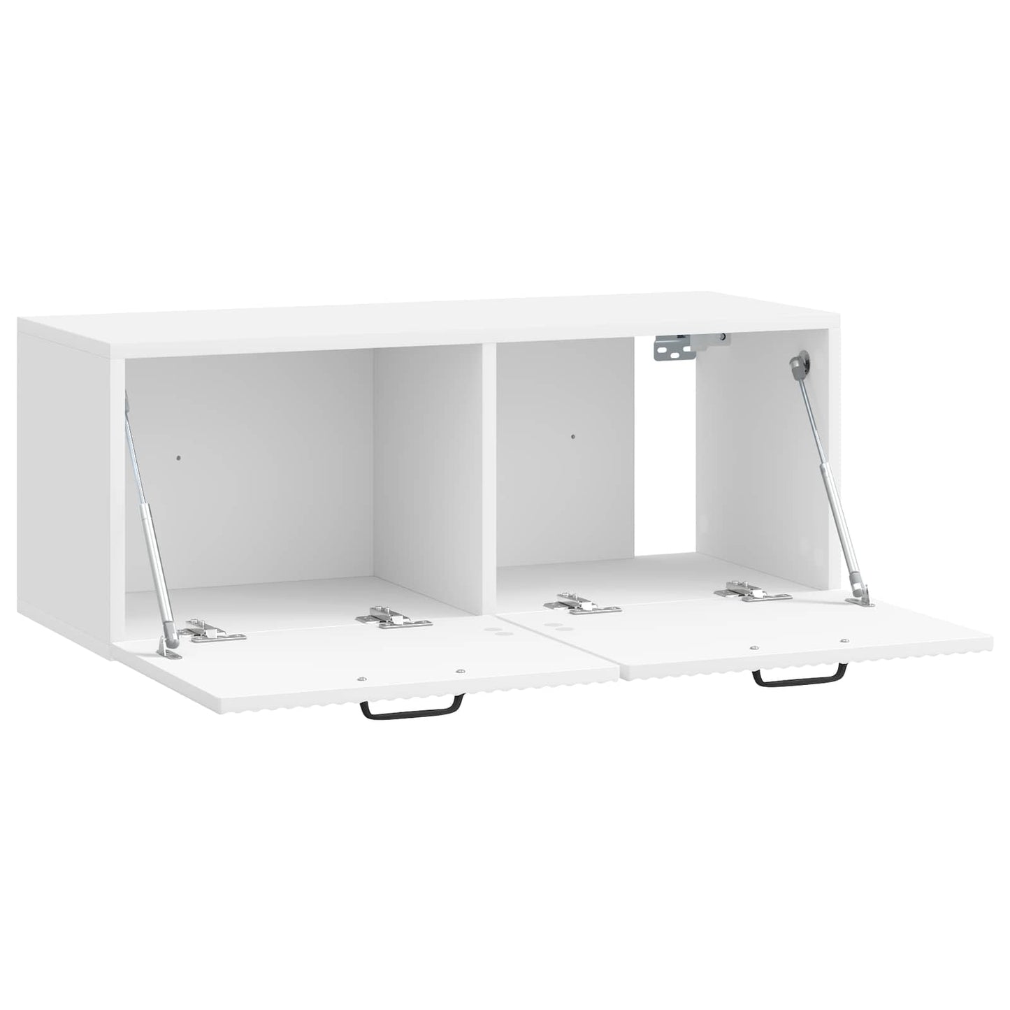 vidaXL Wall-Mounted TV Cabinet High Gloss White 78.5 x 31 x 30 cm
