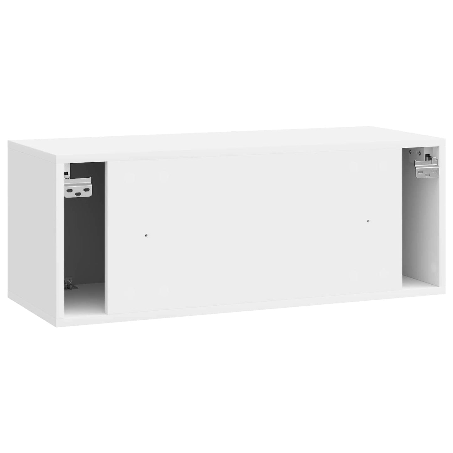 vidaXL Wall-Mounted TV Cabinet High Gloss White 78.5 x 31 x 30 cm