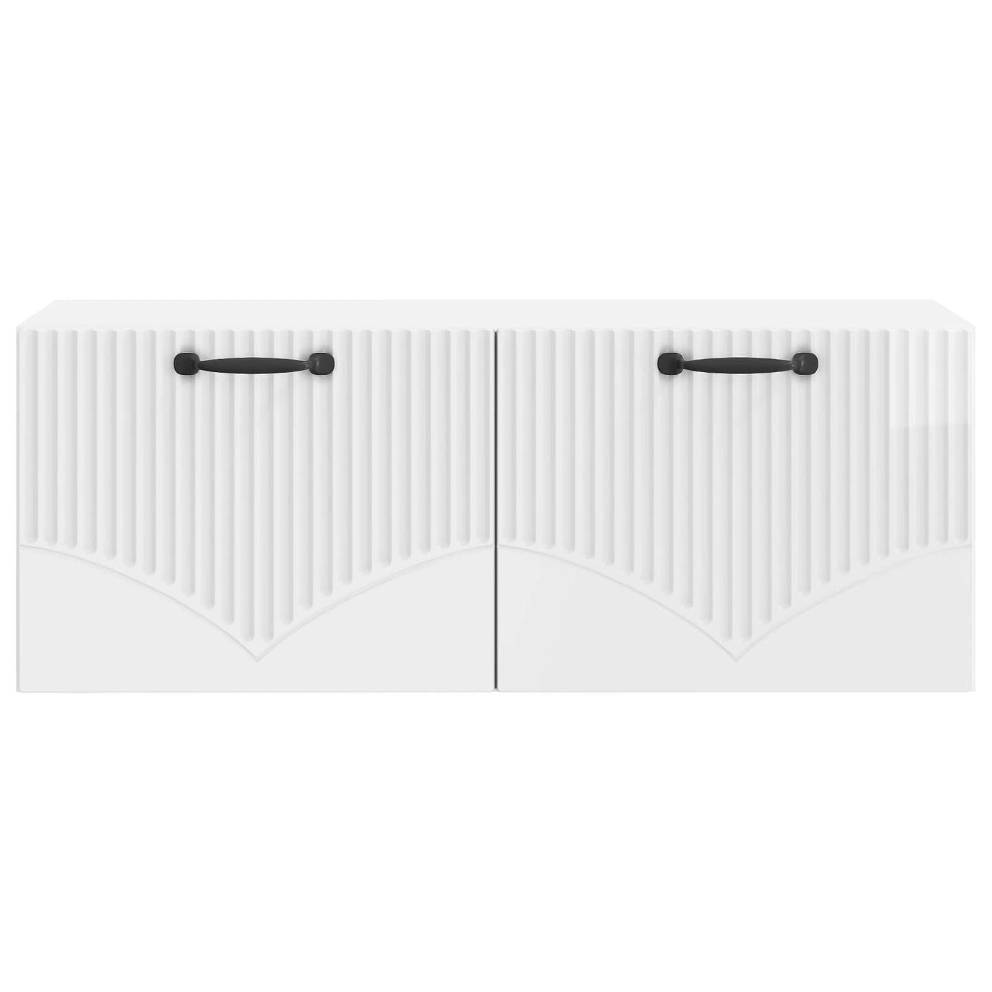 vidaXL Wall-Mounted TV Cabinet High Gloss White 78.5 x 31 x 30 cm