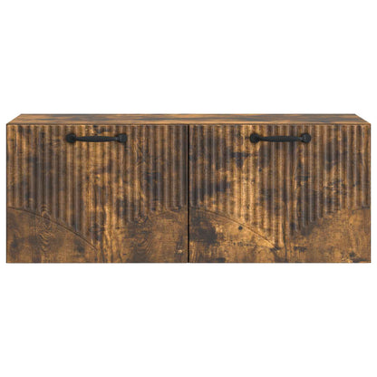 vidaXL Wall-Mounted TV Cabinet Smoked Oak 78.5 x 31 x 30 cm