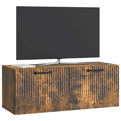 vidaXL Wall-Mounted TV Cabinet Smoked Oak 78.5 x 31 x 30 cm