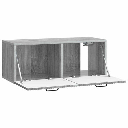 vidaXL Wall-Mounted TV Cabinet Grey Sonoma 78.5 x 31 x 30 cm