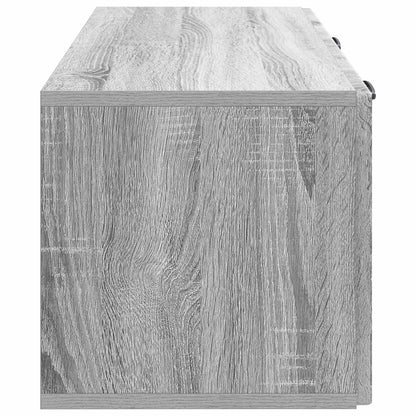 vidaXL Wall-Mounted TV Cabinet Grey Sonoma 78.5 x 31 x 30 cm