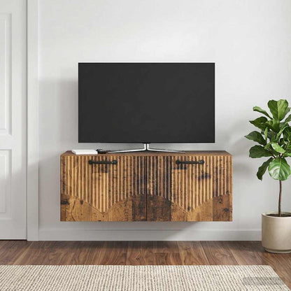 vidaXL Wall-Mounted TV Cabinet Old Wood 78.5 x 31 x 30 cm