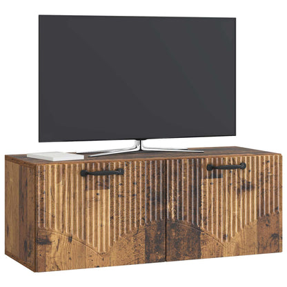 vidaXL Wall-Mounted TV Cabinet Old Wood 78.5 x 31 x 30 cm