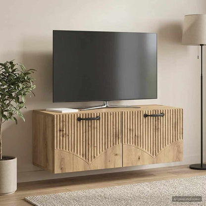 vidaXL Wall-Mounted TV Cabinet 78.5 x 31 x 30 cm Artisan Oak