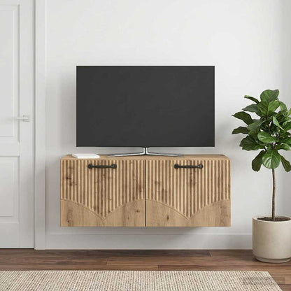 vidaXL Wall-Mounted TV Cabinet 78.5 x 31 x 30 cm Artisan Oak