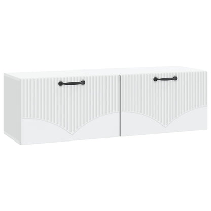 vidaXL Wall-Mounted TV Cabinet White 98 x 31 x 30 cm Engineered Wood