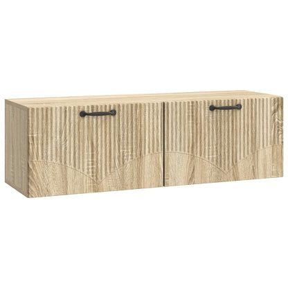 vidaXL Wall-Mounted TV Cabinet Sonoma Oak 98 x 31 x 30 cm