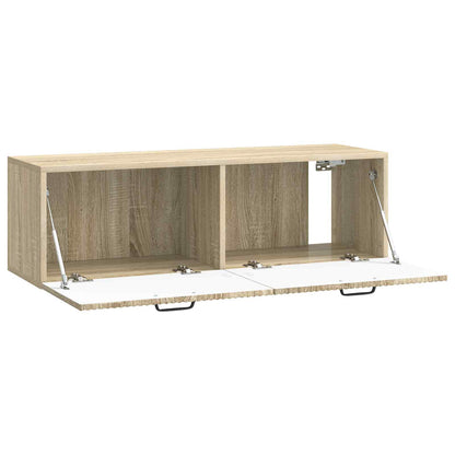 vidaXL Wall-Mounted TV Cabinet Sonoma Oak 98 x 31 x 30 cm