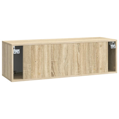 vidaXL Wall-Mounted TV Cabinet Sonoma Oak 98 x 31 x 30 cm