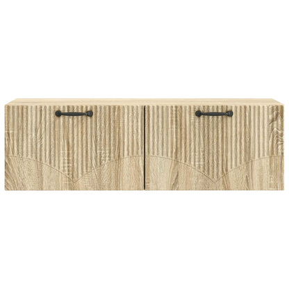 vidaXL Wall-Mounted TV Cabinet Sonoma Oak 98 x 31 x 30 cm